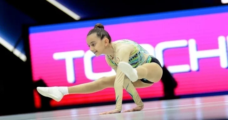 В Гяндже впервые прошел чемпионат Азербайджана по аэробной гимнастике