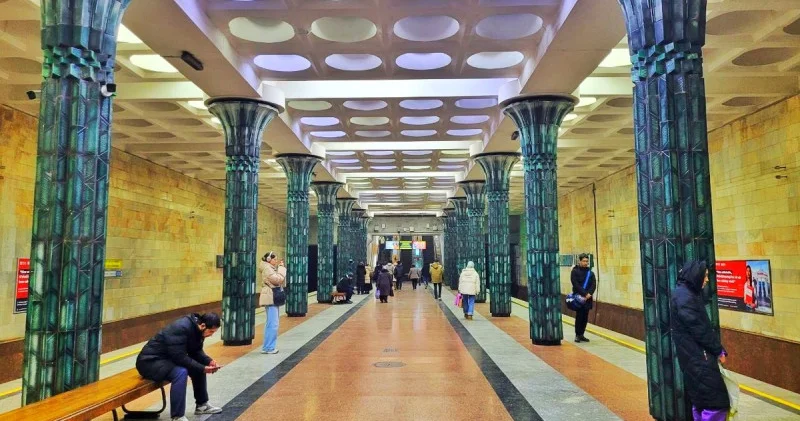 Özbəkistan metrosu memarlıq incisi FOTOLAR