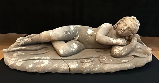 Xorvatiyada nadir bir yatan Kupidon heykəli aşkar edilib…