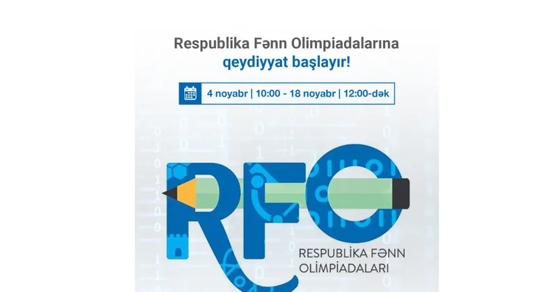 Respublika fənn olimpiadalarına qeydiyyat başlanır