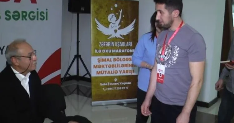 “Yalama” Qubada Arif Əliyev oxucularla görüşüb VİDEO