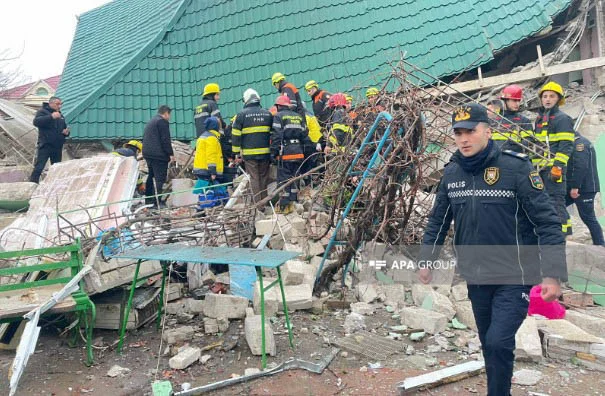 В доме родителей покойного Вугара Гашимова произошел взрывФОТО