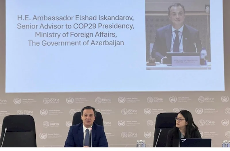 COP16da Bakı İqlim və Sülh Mərkəzinin təqdimatı keçirilib