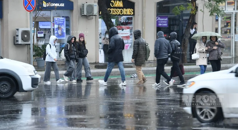 Yağışlı Bakıdan FOTOREPORTAJ