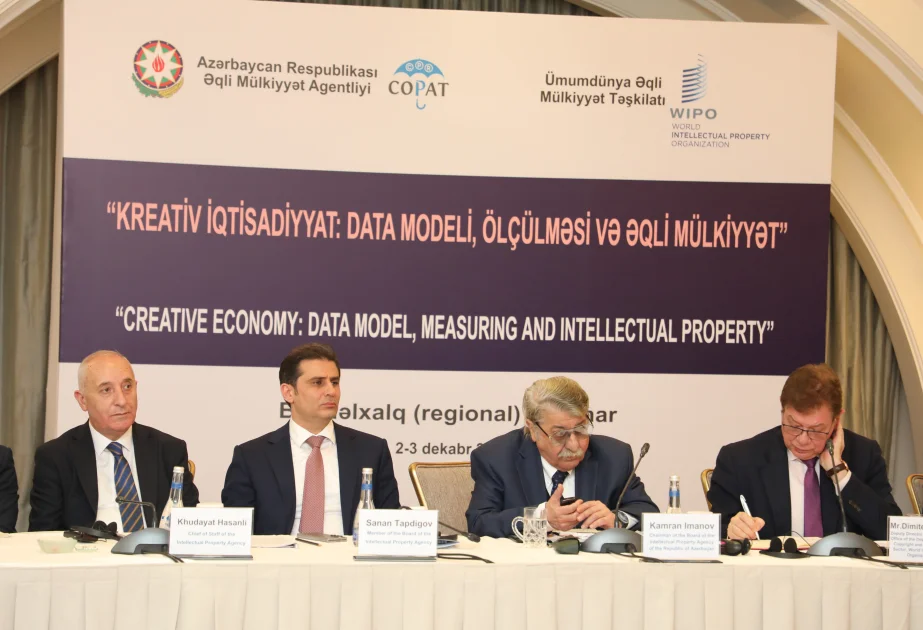 “Kreativ iqtisadiyyat: data modeli, ölçülməsi və əqli mülkiyyət” mövzusunda regional seminar başa çatıb AZƏRTAC