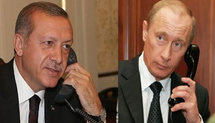 Ərdoğan və Putin Suriyadakı vəziyyəti müzakirə etdi