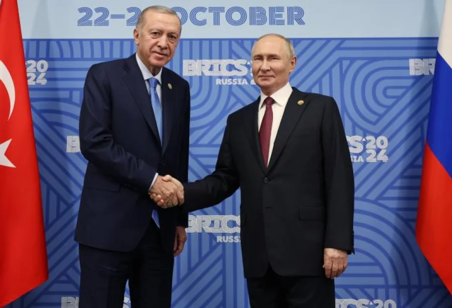 Ərdoğan və Putin Suriyadakı vəziyyəti müzakirə ediblər AZƏRTAC