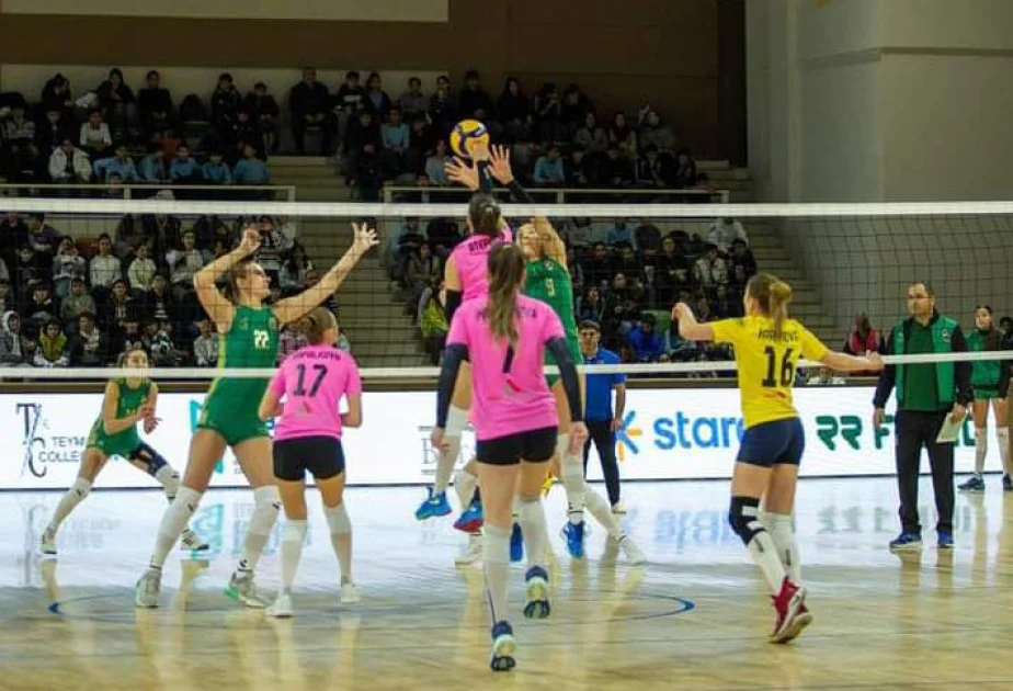 Qadın voleybolçular arasında Yüksək Liqada I turun oyunları keçirilib AZƏRTAC