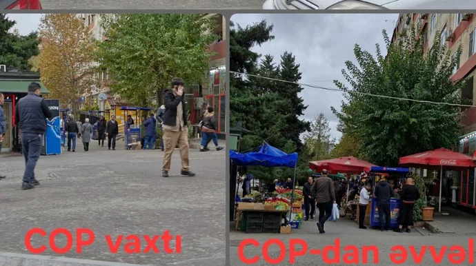 COP29 bitdi: Səkilərdəki bazarlar yenidən açıldı FOTO