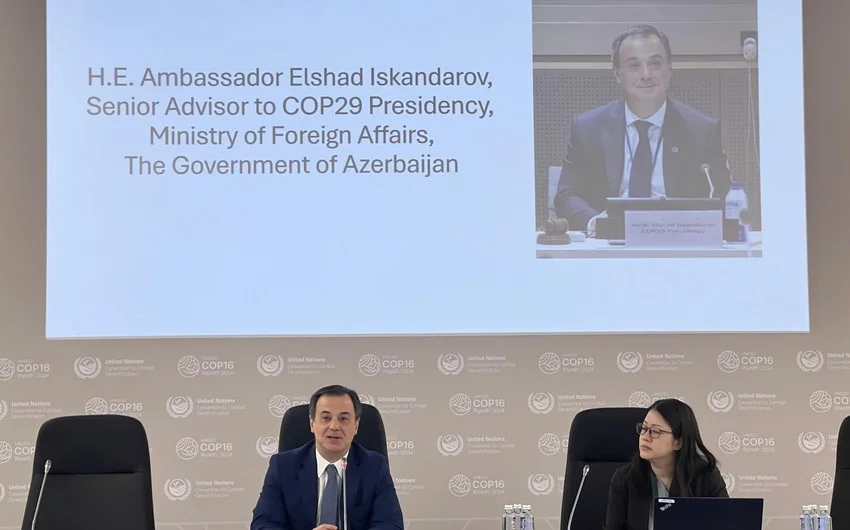 COP16da Bakı İqlim və Sülh Mərkəzinin təqdimatı