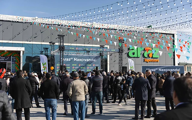 “Veysəloğlu” Naxçıvanda market açılışlarını davam etdirir Fotolar