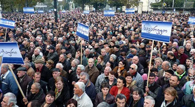 Tbilisidə saxlanılan etirazçıların 30 fazi əcnəbilərdir