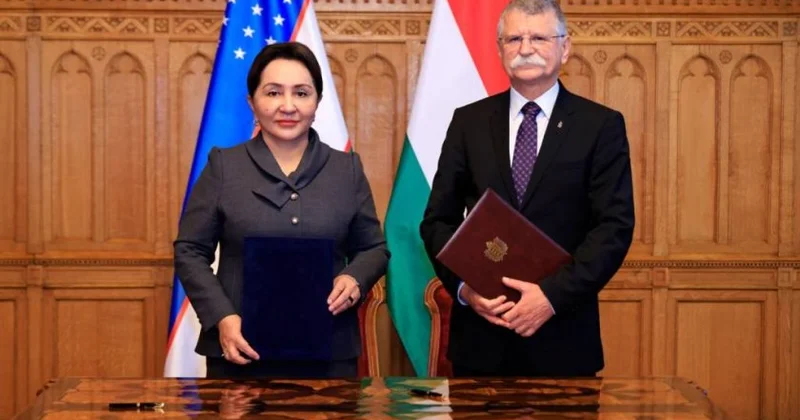 Özbəkistan Senatı ilə Macarıstan Milli Assambleyası arasında Anlaşma Memorandumu imzalandı