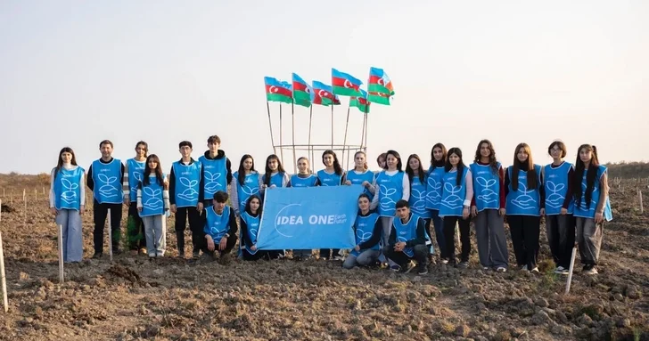 Волонтёры IDEA посадили более 2200 деревьев на севере Азербайджана