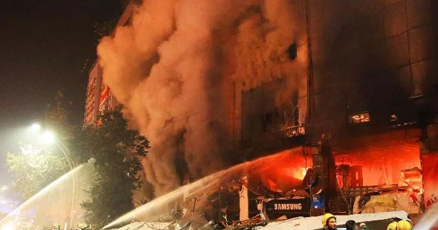 Bakıda restoran yandı Hadisə yerindən GÖRÜNTÜLƏR