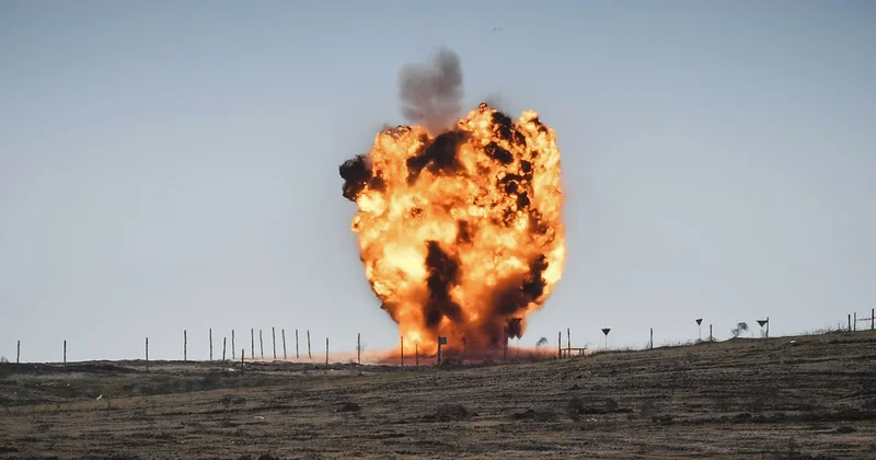 Ağdərədə mina partladı YARALI VAR