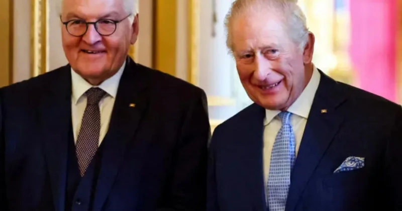 Britaniya Kralı Almaniya Prezidenti ilə görüşdü