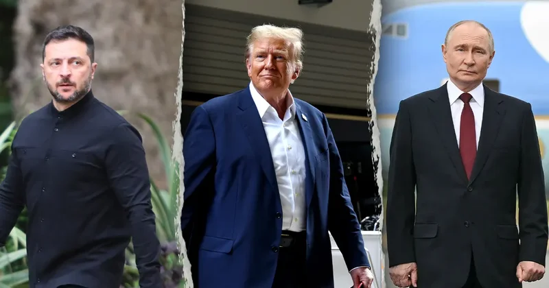Tramp Putin Zelenski eyni masada Nazir arzusunu açıqladı
