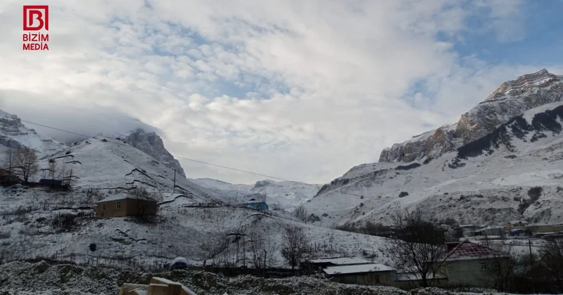 Quba və Qusara qar yağır FOTO/VİDEO