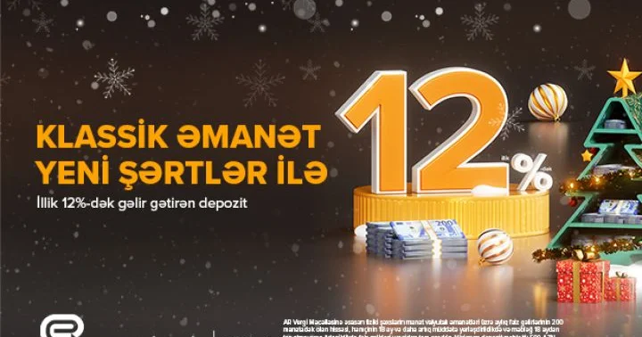 Pulunuzu bu yolla artıra bilərsiniz illik 12% artım