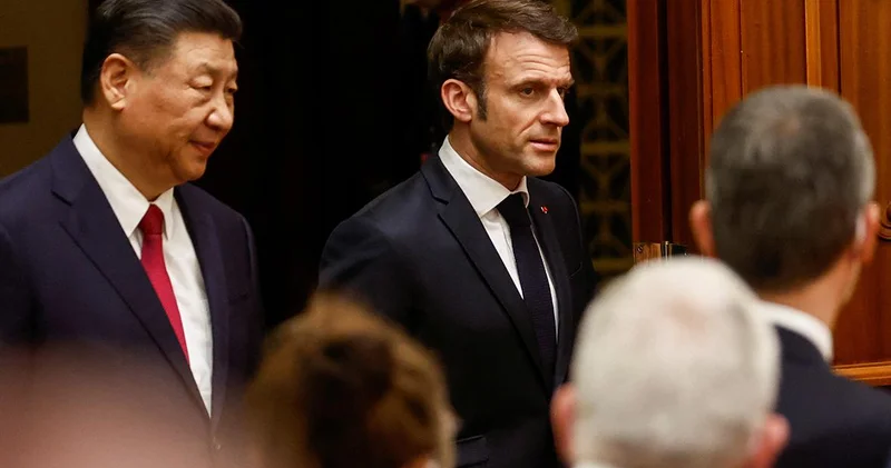 Макрон отправился в Китай, чтобы повлиять на позицию Китая по Украине Minval Politika