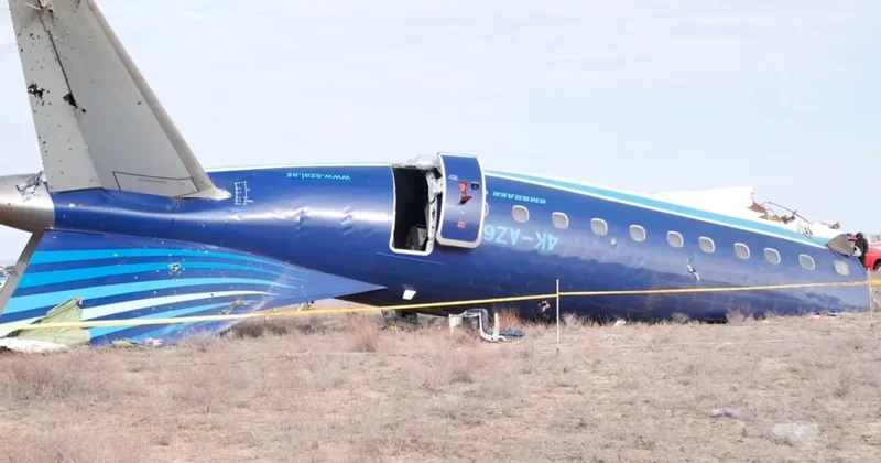 Qəzaya uğrayan AZAL təyyarəsində 1 il əvvəl çəkilən görüntü ilk dəfə yayımlandı VİDEO