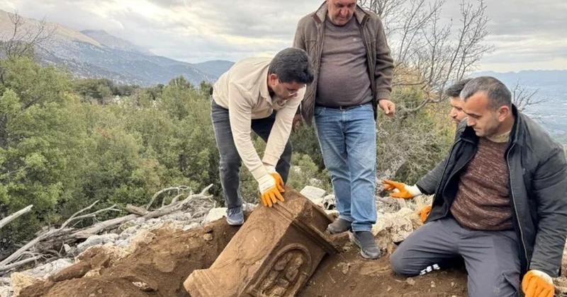 Çoban tapdı, insan fiqurlu məzar qoruma altına alındı