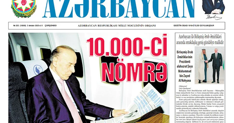 “Azərbaycan” qəzeti 10000 ci sayında dərc olunan fotonu saxtalaşdırıb?