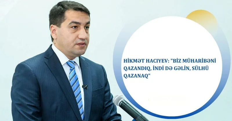 Azərbaycandan Ermənistana növbəti sülh mesajı: Bu dəfə Brüsselden elan edildi