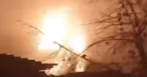 Rusiyanın neft bazasında yanğın