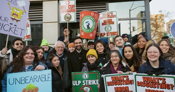 “Starbucks”ın 12 min işçisi tətilə çıxıb FOTO