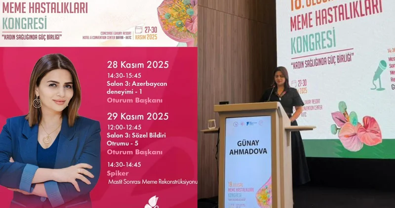 Referansın həkimi beynəlxalq konfransda iştirak etdi FOTO