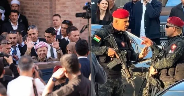 Ərbilin Baxçalıya qarşı bəyanatı etiraz doğurdu Bərzaninin Türkiyə avtomat silahlı şəxslərlə gəlməsi gərginliyi artırıb