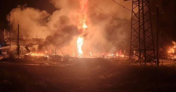 Взрыв на АЗС в Армении, есть пострадавший