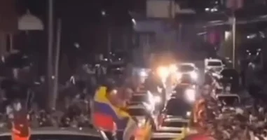 Karakas küçələrində sevinc VİDEO