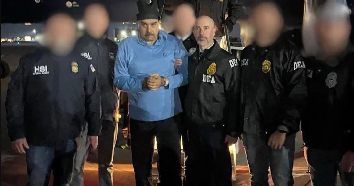 Maduro və həyat yoldaşı Nyu York həbsxanasına aparıldı FOTO VİDEO