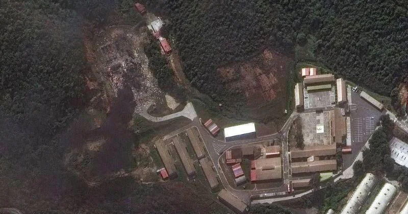 Спутниковые снимки масштабных разрушений в Форте Тиуна