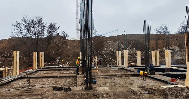 Şuşa şəhərində yeni yaşayış binaları inşa olunur FOTO