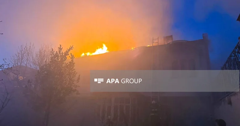 Gəncədə baş verən yanğın nəticəsində bir nəfərin meyiti aşkarlanıb