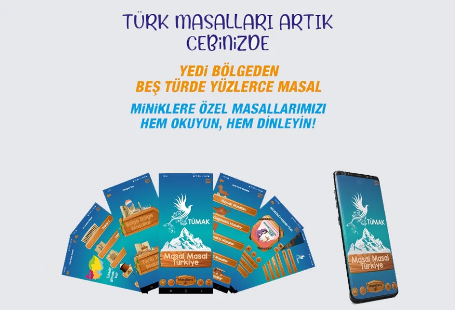 Azərbaycanın xalq nağılları “Masal Masal Türkiyə” mobil tətbiqinə daxil ediləcək