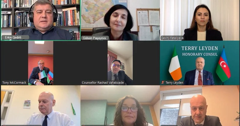 Azərbaycanla İrlandiya parlamentarilərinin görüşü keçirilib