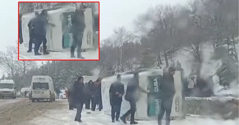 Qusar Quba yolunda mikroavtobus VAZ la toqquşub aşdı