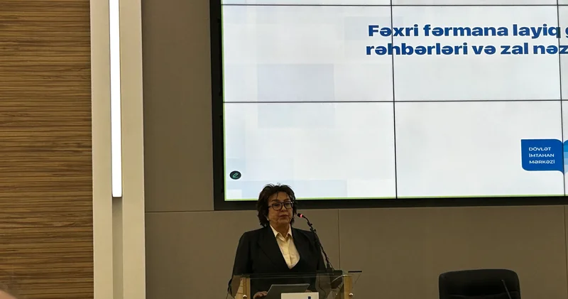 Dövlət İmtahan Mərkəzində qiymətləndirmə tədbiri keçirilir YENİLƏNİR/FOTOLAR