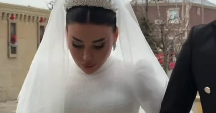 Bugün Xananın toyudur Şəhid qardaşını ziyarət etdi VİDEO