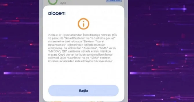Xaricdən məhsul sifarişlərində bəyənnamə şərtlərindəki dəyişiklik nədən ibarətdir?