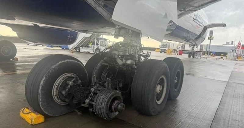 Havaya qalxarkən təkəri düşən “British Airways”ə məxsus təyyarə uçuşa davam edib