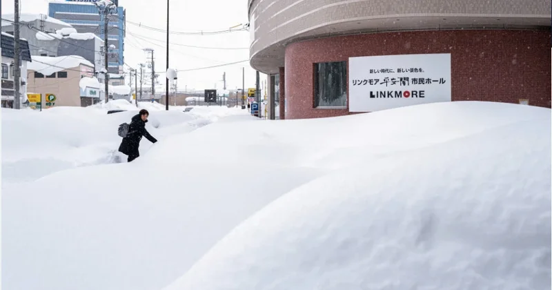 Güclü qar yağması nəticəsində Yaponiyada ölənlərin sayı 30 a çatıb