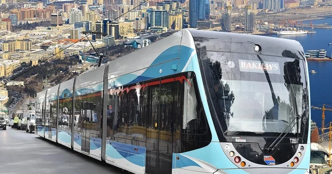 Bakıda tramvaylar 5 istiqamət üzrə hərəkət edəcəklər ƏRAZİLƏR