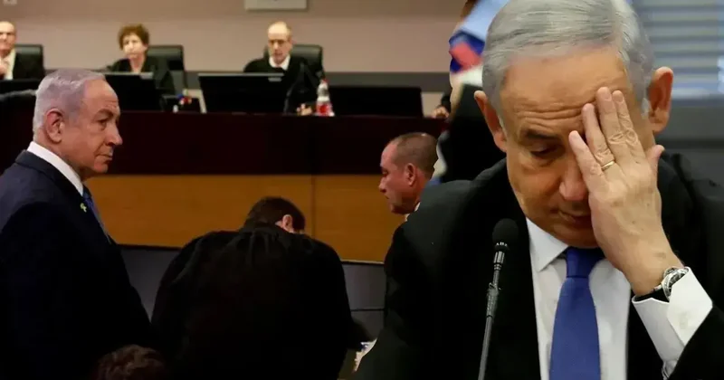 Netanyahu məhkəmədə çətin anlar yaşadı