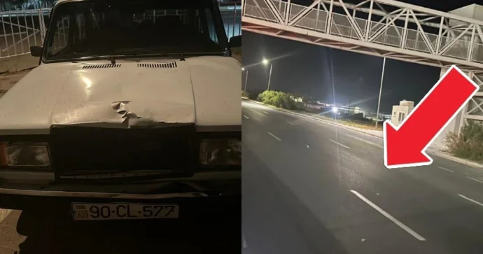 Piyada keçidindən istifadə etməyən ana və körpəsini maşın vurub öldürdü
